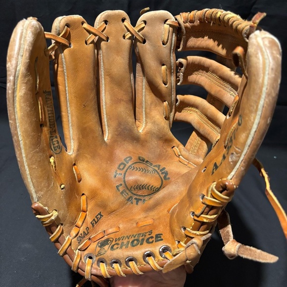 Winner’s Choice Other - Winner Choice Leather Baseball Glove AA537-0 Rawhide Lace Snap Flex LHT